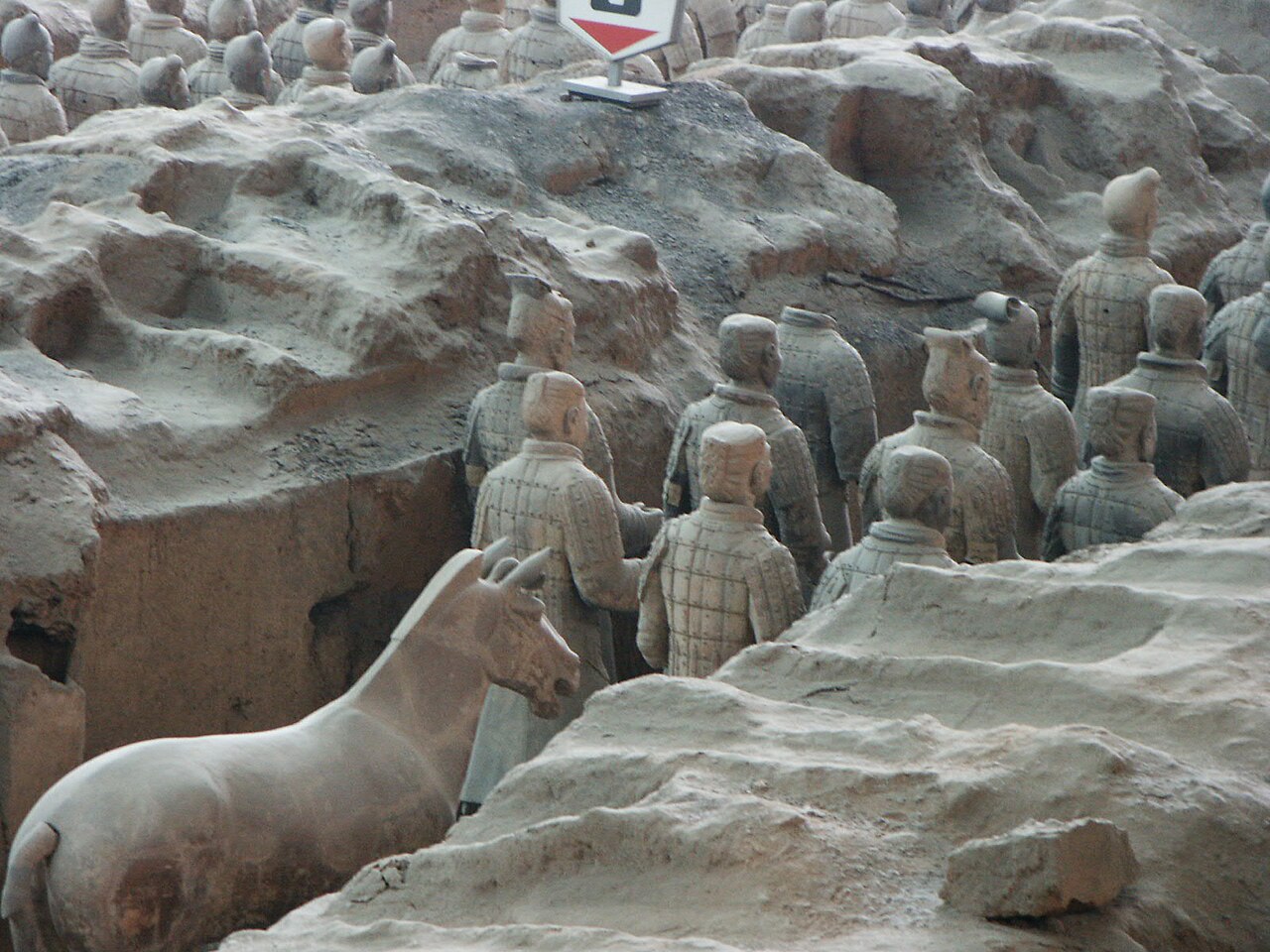 The Terracotta Army in Pit 1, Xi'an